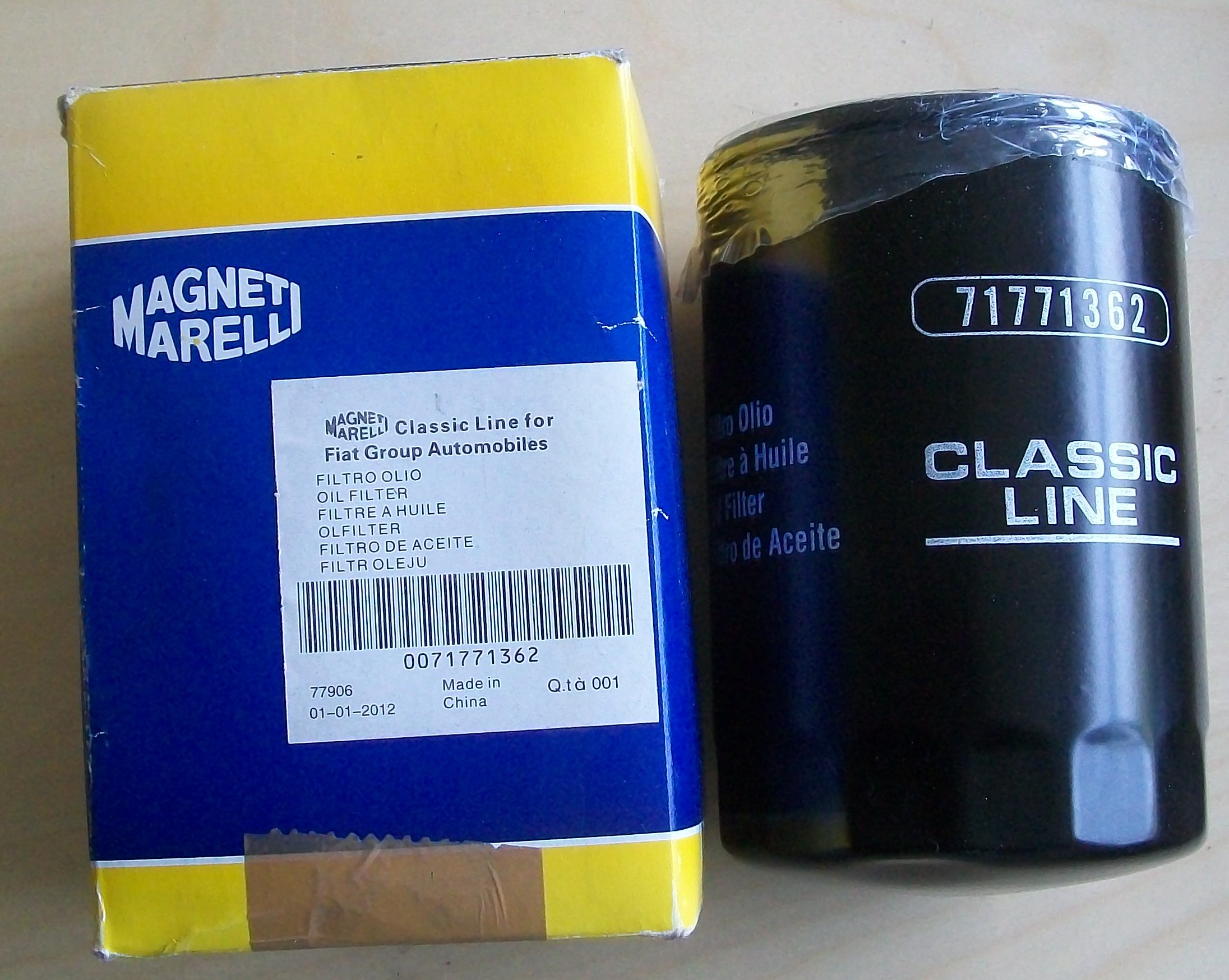 magneti marelli oil filter guide